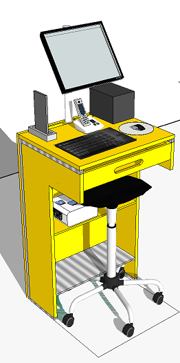 étude ergonomique d'une station d'accueil